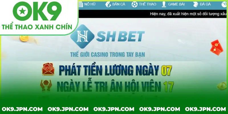 SHBET là 1 trong top 10 nhà cái uy tín mà bạn nên trải nghiệm qua