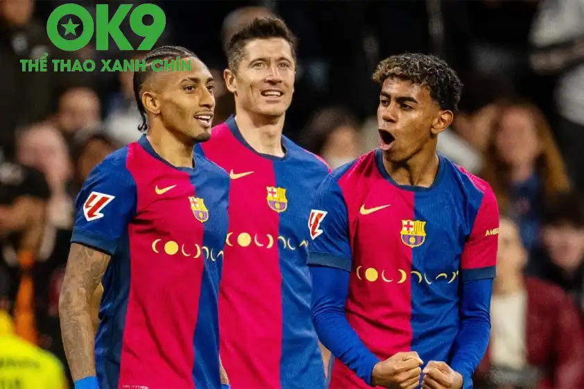 Barca chỉ đứng thứ 9 trên BXH (Ảnh: Marca).